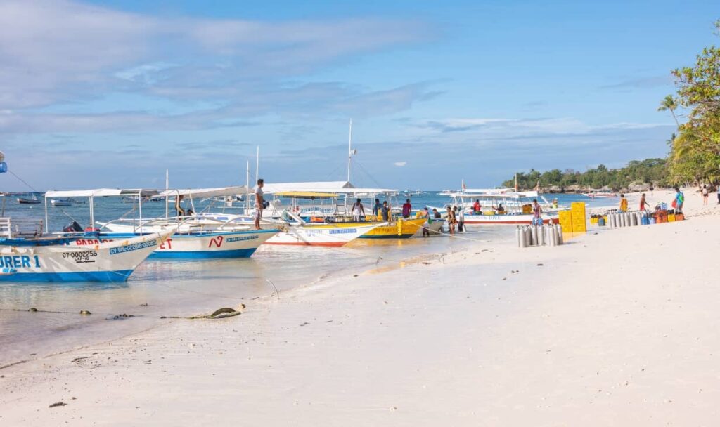 best beaches Panglao Bohol